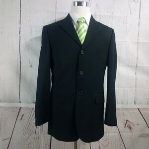 Pronto Uomo 39R Black Birdseye Suit Blazer Sports